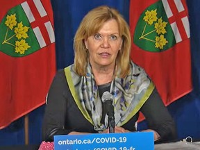 Deputy Premier and Ontario Minister of Health Christine Elliott,