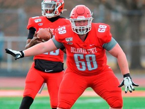 Brantford's Matt Derks was selected by the Ottawa Redblacks this week in the sixth round (49th overall) of the Canadian Football League draft.
