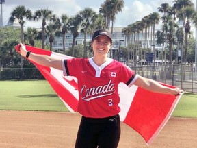 Brantford's Erika Polidori and the rest of the Canada's women's softball team will play for bronze on Tuesday at the Tokyo Olympics.