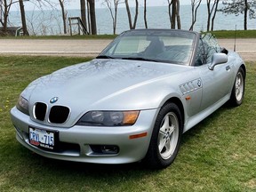 This 1996 BMW Z3 roadster convertible will be the door prize in the 2021 Festival of Giving fundraiser for the Children's Treatment Centre Foundation of Chatham-Kent on Saturday, July 10. Contributed Photo