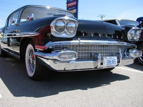 A lovely 1958 Pontiac Chieftain coupe was on display at a car show in Goderich in May 2014. Peter Epp photo