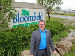 Mayor Darrin Canniff says there has been a significant demand for serviced industrial land, such as Chatham-Kent's Bloomfield Business Park, so now is the time to raise prices. Ellwood Shreve/Postmedia Network