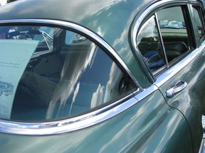 The curved back window on this 1954 Chrysler Imperial Custom was a feature introduced for the 1953 model by stylist Virgil Exner. Peter Epp  photo