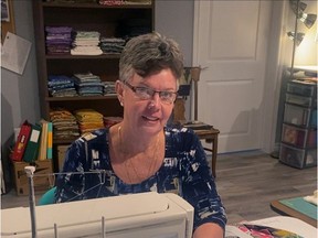 Bonnie Crittenden is the president of the Chatham-Kent Quilters Guild. (Handout/Postmedia Network)