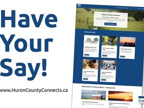 The County of Huron has launched a new virtual community engagement platform. Handout