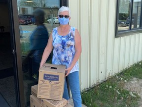 Barb Storey has been the egg delivery person for over the past year. Submitted