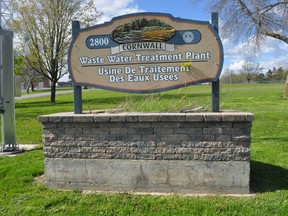 The entrance to Cornwall's wastewater treatment plant. Photo taken on Wednesday May 12, 2021 in Cornwall, Ont. Francis Racine/Cornwall Standard-Freeholder/Postmedia Network