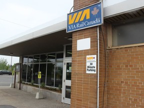 The Via Rail station in Cornwall. Photo on Wednesday, May 26, 2021, in Cornwall, Ont. Todd Hambleton/Cornwall Standard-Freeholder/Postmedia Network