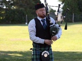 Handout/Cornwall Standard-Freeholder/Postmedia Network
A piper warms up, in this file photo provided by the Glengarry Highland Games.

Handout Not For Resale