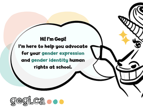 Gegi.ca is a new online resource developed in part by Queen's University assistant professor Lee Airton.
