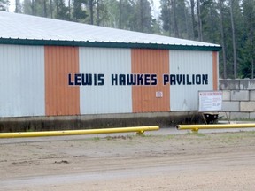 The Lewis Hawkes Pavilion at Evergreen Park. Through a government of Alberta grant program titled the Community Facility Enhancement Program, the near 40-year-old facility is receiving a thorough renovation.