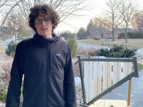 Luca Menard, a local student, won the Canada Wide Science Fair silver medal in the intermediate division for his project "An investigation into the potential of airfoils in producing extra propulsion for bicycles."