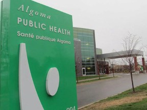 Algoma Public Health. Jeffrey Ougler/Postmedia Network