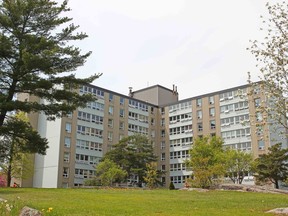 Edgewater Apartments on Lakeshore Drive, pictured Wednesday. Michael Lee/The Nugget