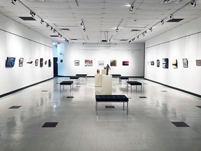 A photo of the exhibiti in the main gallery in Prairie Fusion Arts and Entertainment. (supplied photo)
