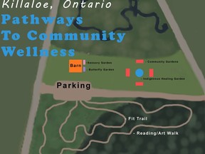 The Township of Killaloe, Hagarty and Richards has received a $30,000 grant through the Canada Healthy Communities Initiative. The money is being used to develop the former Hoch Farm into a park-like space featuring both fitness and reading trails. Long-term plans see the Township hoping to add sensory, butterfly, Indigenous healing and community gardens.