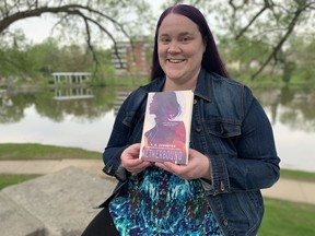 Stratford-based young adult author EK Johnston's newest book, Aetherbound, comes out Tuesday. (Cory Smith/Stratford Beacon Herald)