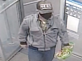 Perth County provincial police are looking for a person of interest after a large amount of merchandise was allegedly stolen from a Listowel business.