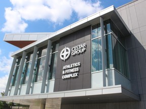 The athletics and fitness complex at Lambton College has been named for Cestar Group following its $2-million donation to the Sarnia-based college.
