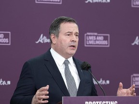 Alberta Premier Jason Kenney. Kenney will field questions from the media Wednesday morning after unveiling the strongest COVID-19 measures in 14 months.