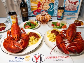 The Rotary Club of Sudbury presents Lobster Dinner in a Box on May 28.