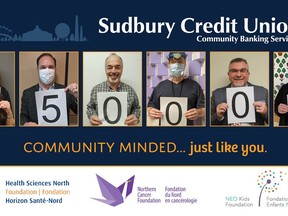Northern Cancer Foundation and Sudbury Credit Union has announced a $250,000 donation supporting the Unlock the Potential MRI Campaign. Supplied