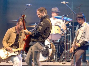 The Bluewater Health Foundation fundraising concerts featuring the Trews and Walk off the Earth were postponed from last June amid the COVID-19 pandemic. Shown in a file photograph from 2014 are the Trews. File photo/Postmedia Network