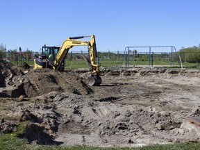 The splash pad at White Water Conservation Area in South Porcupine is currently under construction. In the meantime, the splash pad at Hollinger Park is expected to be activated next week.

RICHA BHOSALE/The Daily Press