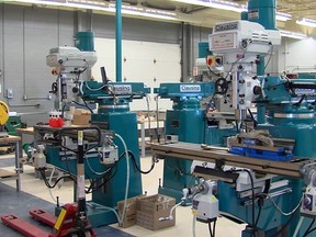 One of the lab areas inside Northern College's newly built 23,000-square-foot Innovation Hub, equipped with a core shack/exploration lab, prototyping lab, manufacturing lab, mining simulation training lab, alternate energy lab, welding shop, machine shop, augmented reality lab and three classrooms. 

Supplied