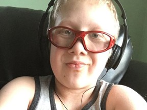 Logan Good, who is battling cancer, will soon be celebrating his 10th birthday and his mom has launched a public appeal asking people to send her cards to help make the day extra special for her son. Handout