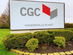 The Canadian Gypsum Company plant on Third Line in Hagersville is operating at about half capacity due to an outbreak of COVID-19. The plant employs about 350 people, a spokesperson for the company said April 29. Monte Sonnenberg/Postmedia