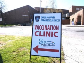 Tillsonburg's new Mass Immunization Clinic officially opened Tuesday, April 29. As of Friday, anyone 55-and-older is eligible to be vaccinated with an appointment. (Chris Abbott/Norfolk & Tillsonburg News)