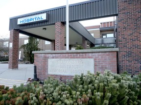 Tillsonburg District Memorial Hospital. (Chris Abbott/Norfolk and Tillsonburg News)