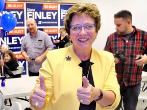 Haldimand-Norfolk MP Diane Finley announced in a Facebook that she will not seek re-election in the next federal election. She's shown in October 2019. File photo/Postmedia Network