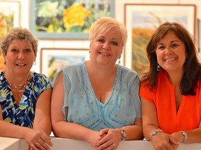 Lois O’Hanley-Jones, Debbie Rivard and Patty Dunlop are Women in Song.