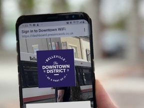 Visitors to Belleville's Downtown District can now access free Wi-Fi.