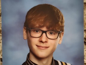 Aaron Thir, 17, went missing Saturday after falling into Beaver River outside Cold Lake.