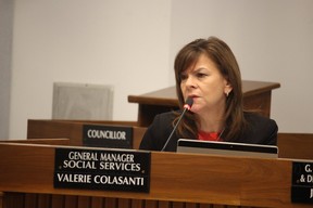 Valerie Colasanti, Lambton County's social services general manager, is shown in this file photo.