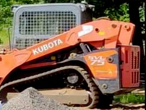 Provincial police released this image of a Kubota skid steer reported stolen from a site in Kemptville. (SUBMITTED PHOTO)