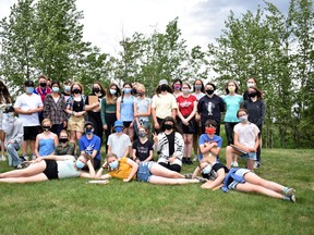 Classes at École Champs Vallee School enjoyed Outdoor Education Day on Friday, June 4. Students and teachers have been hosting outdoor classes to give everyone a break, some fresh air, and add some variety to the classroom with outdoor teaching opportunities
(Emily Jansen)