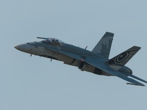 The 2021 CF-18 demo jet. Photo by Canadian Armed Forces