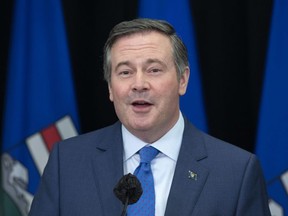 Premier Jason Kenney said all Albertans will soon be able to receive a second dose of vaccine. (photography by Chris Schwarz/Government of Alberta)