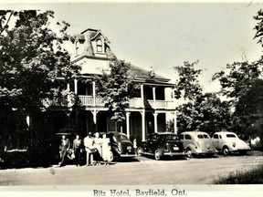 The Ritz Hotel of Bayfield c. 1939. Courtesy Bayfield Historical Society.