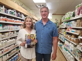 David Amonite and Lorna Foster, owners of Chicory Common in Durham. Recently, Chicory Common made the cover of the Canadian Natural Health Retailer Magazine. The magazine is sent out to 2500 store owners, managers, buyers and staff of virtually every health food store in Canada. KEITH DEMPSEY
