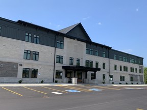 Taken on June 10, the new Bruce County housing building, located off of Sutton St., has neared completion with minor indoor repairs and landscaping to be done. Hannah MacLeod/Kincardine News