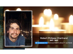 The body of Robert Chartrand was found in the Ottawa River near Allumette Island June 11. He went missing Feb. 12 when his snowmobile went through the ice near Chapeau, Que.