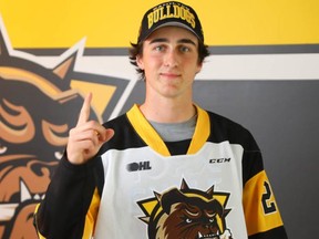 Alex Pharand, the Hamilton Bulldogs' first-round pick in the 2021 OHL Priority Selection, has signed with the OHL club.
