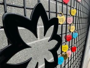 Love Locks installation, a commemorative opportunity for the community to express love and gratitude for our amazing healthcare workers, will see a lock added to the campaign in exchange for donations from the community. BGHF