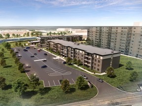 A virtual groundbreaking ceremony was held for the new Rivers Edge apartment on Riverview Drive in Chatham. (Handout)