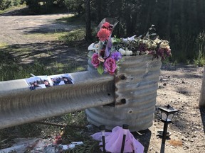 The northwest corner of the Spanish River bridge in Espanola has become a memorial site for a popular 18-year-old from Webbwood. Sky Sagassige was the victim of a fatal hit and run in the early morning hours of June 12. Manitoulin OPP is still investigating the collision and asking for the public's help with eyewitness accounts and dash cam or video surveillance of the surrounding area around the time of the collision.